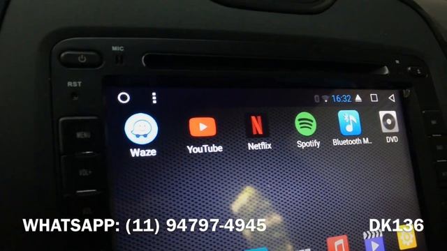 Central Multimídia Android Original Kronos instalada Renault Captur PCD - Captur - Dk136 Acessórios смотреть онлайн
