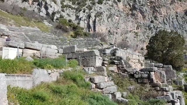 Дельфы. Храм Аполлона. Омфалос. Сокровищница Афинян. Древний театр. Центральная Греция. Часть 3. смотреть онлайн