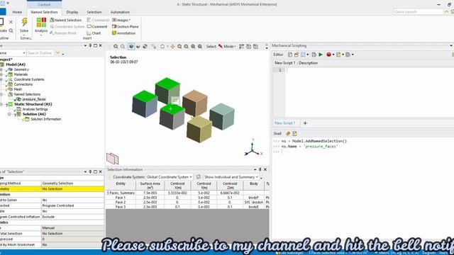 8 Named Selection | Automate the boring stuff in Ansys Mechanical | Ansys Python Scripting Tutorial смотреть онлайн