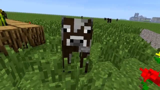 у коровы нет других забот ест траву и молоко даёт майнкрафт 10 часов смотреть онлайн