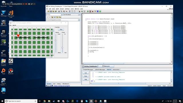 Finding a hole in a wall with becker robots java. смотреть онлайн