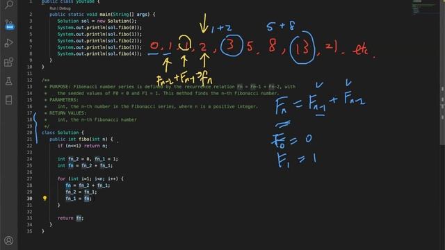 (Java Demo) Find N-th Fibonacci Number in a Series смотреть онлайн