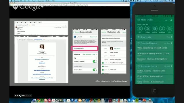 Get Untethered with Evernote - Strategies For Managing Leads and Business Cards смотреть онлайн