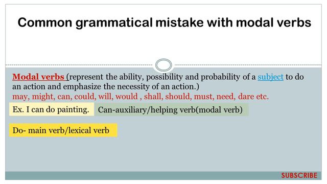Modal Verbs | Modal Verbs In English  Grammar | Auxiliary Verbs | Helping Verbs | Modals