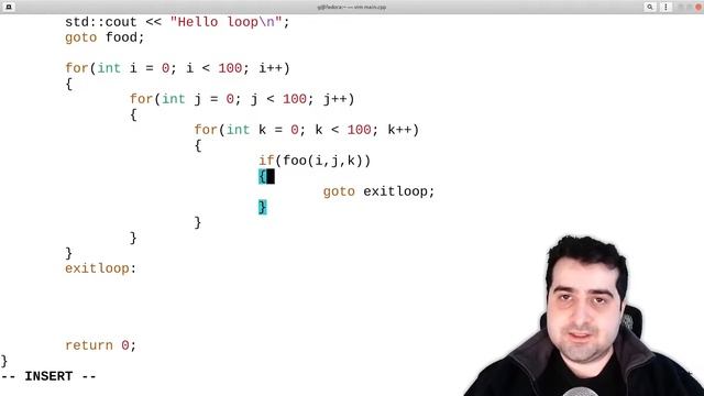 C++ How To Break Out Of Nested Loops With The Goto Statement смотреть онлайн