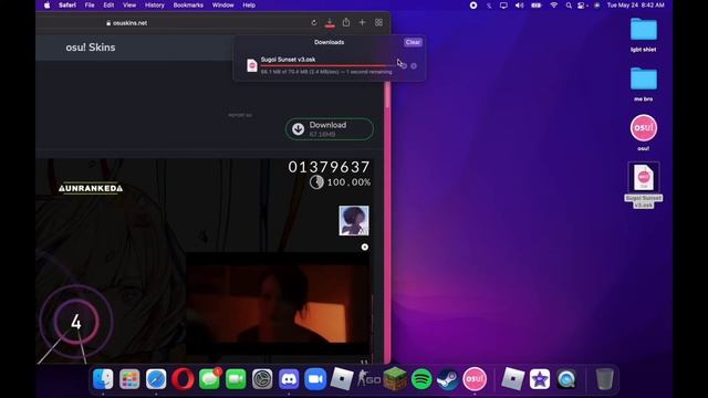 How To Download Beatmap Skins On MacOS (Osu!lazer)