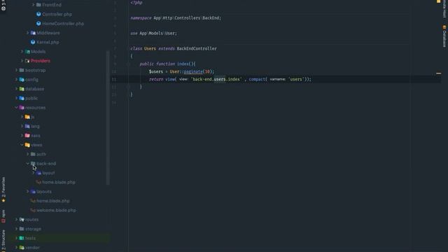laravel 5.8 lesson 7 Make Auth Show All users смотреть онлайн