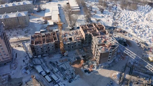 Ход строительства первой очереди жилого комплекса "212" на Кирова смотреть онлайн