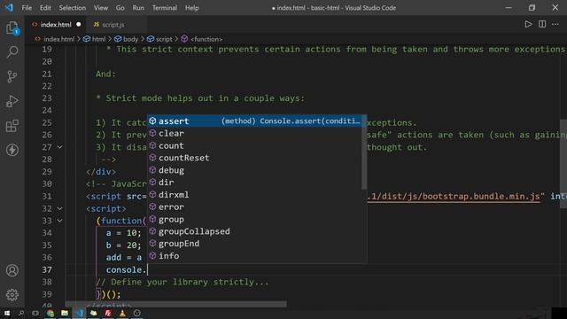 What does "use strict" do in JavaScript (Hindi) смотреть онлайн