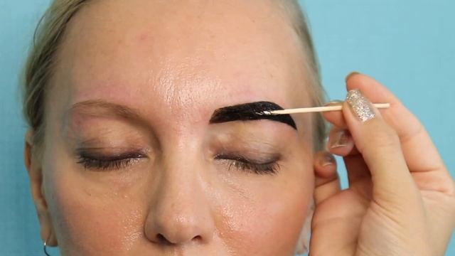 Окрашивание сложных бровей. Коррекция. Оформление смотреть онлайн