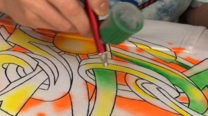 Роспись худи аэрографом и красками по ткани