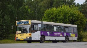 Автобус Mercedes-Benz O405N (АВ 903 22). Покатушки по Барнаулу / Ride on the Mercedes-Benz O405N bus