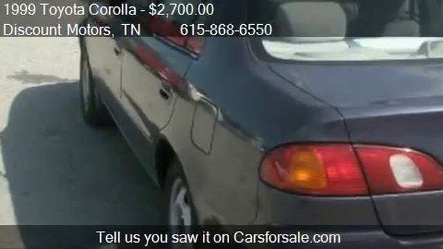 1999 Toyota Corolla - for sale in Madison, TN 37115 смотреть онлайн