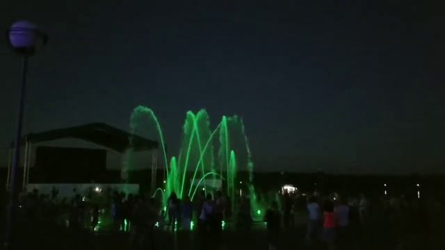 Танцующий фонтан Спутник город Пенза лето 2017 смотреть онлайн