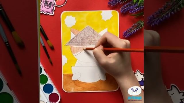 Урок рисования|КОТИК В КИТАЕ|рисуем котика|рисуем вместе|рисунки для детей| смотреть онлайн