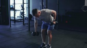 Изокинетическая тяга гантелей в наклоне/Iso-hold Dumbbells Row