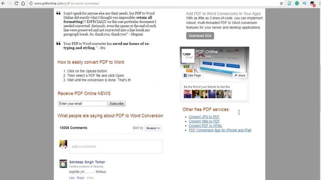 Free SEO Tool - Free online PDF to word converter - Word to PDF తెలుగు смотреть онлайн