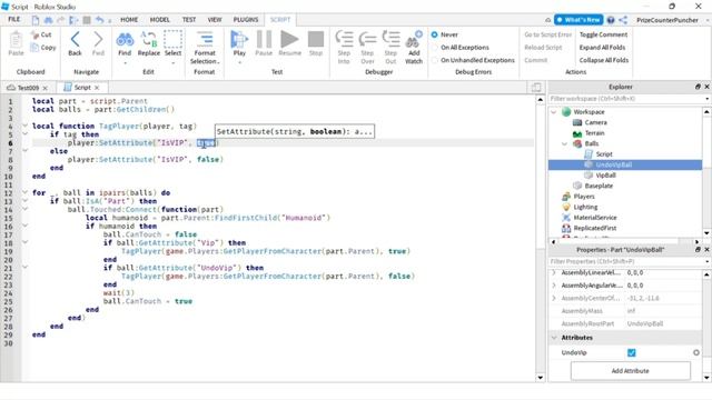 Scripting SetAttribute, GetAttribute, Delete Attribute (Roblox Studio Beginners Series) (B019) смотреть онлайн