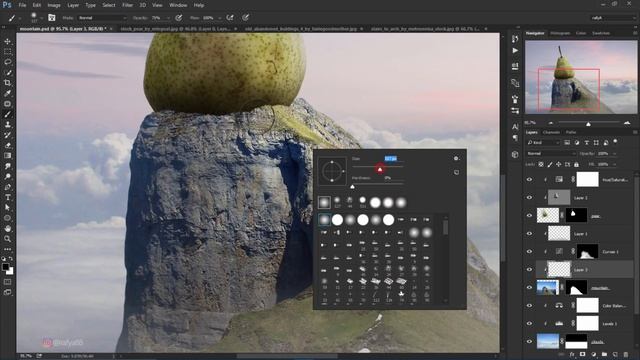 Making Pear House Manipulation Scene Effect In Photoshop смотреть онлайн