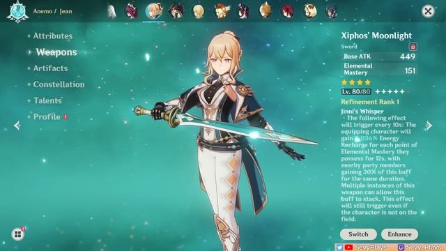REVIEWING the NEW XIPHOS Moonlight, Wandering Evenstar & Makhaira Aquamarine Weapons | Genshin 3.1 смотреть онлайн