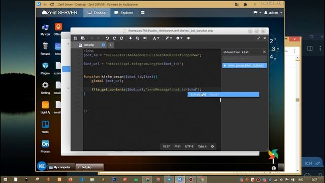 TUTORIAL MEMBUAT BOT SEDERHANA TELEGRAM DENGAN PHP смотреть онлайн