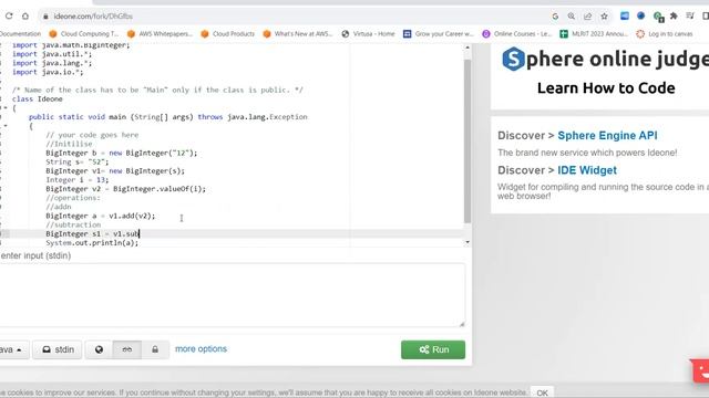 BigInteger in java in telugu. смотреть онлайн