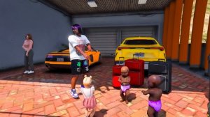 РЕАЛЬНАЯ ЖИЗНЬ В GTA 5 - ПОДАРИЛ ГАРВИНУ ROLLS ROYCE CULLINAN! ЛЕТИМ ВО ФРАНЦИЮ СЕМЬЯМИ! ?ВОТЕР