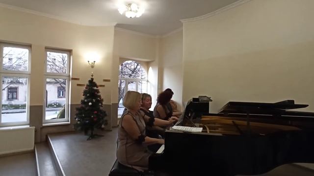 Фортепіанний квартет "Ad libitum" - "Sleigh ride" Leroy Anderson смотреть онлайн