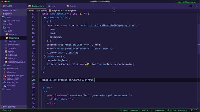 React app booking hotel-24 Env variables смотреть онлайн