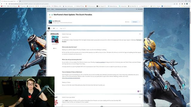 Warframe’s Next Update: The Duviri Paradox! Coming Soon April! Cross Save After? смотреть онлайн