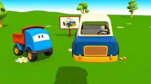 13  Грузовичок Лева и полицейская машина