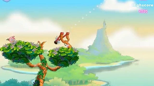 Детская Игра Мультфильм - Злые птички: Стелла (Angry Birds Stella) смотреть онлайн