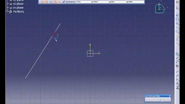 Tutoriales Catia V5 elprofedemicurso. Sketch orden linea.avi смотреть онлайн