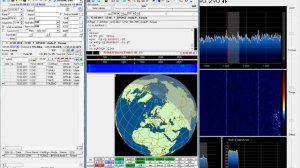 Обзорное видео работы RTL SDR  приёмника и журнала UR5EQF Log 3.  2 часть