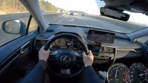 Lexus RX 450h максимальная скорость автобан POV