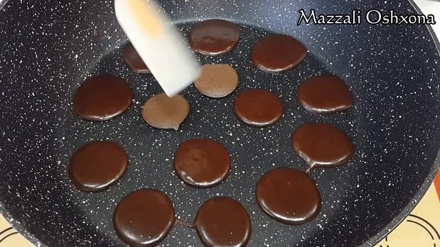 ДЕСЕРТ ЗА 5 МИНУТ! Пушистые Шоколадные Вкуснейшие ПАНКЕЙКИ / МЯГКИЕ ПАНКЕЙКИ/ Понравится Всем! смотреть онлайн