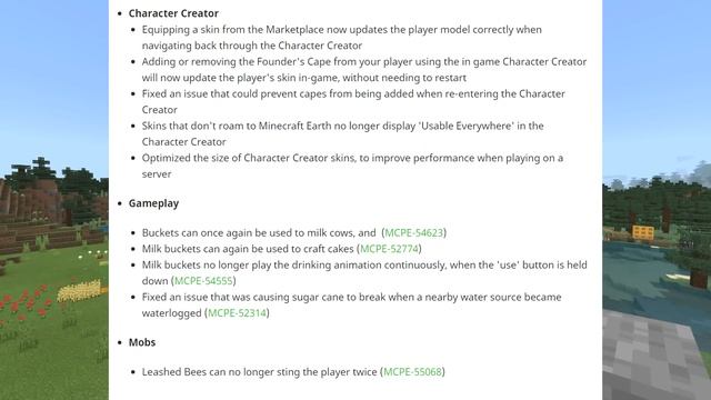 Minecraft Bedrock 1.14.0.50 BETA OUT NOW ! Milk & Stings ! [ Change Log ] MCPE / Xbox / Windows 10 смотреть онлайн