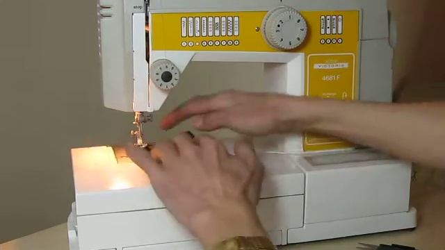 Victoria Super Automatic 4681 Nähmaschine Sewing machine Швейная машина test смотреть онлайн