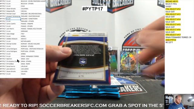 2022-23 SELECT FIFA SOCCER 6 HOBBY BOX PICK YOUR TEAM/PLAYER 1/2 CASE BREAK #PYTP17 SOCCER BREAKERS смотреть онлайн
