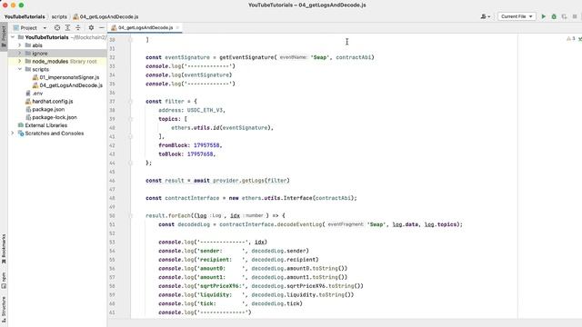 Query, Filter and Decode Ethereum Event Logs (as a DeFi Developer) | EthersJS смотреть онлайн