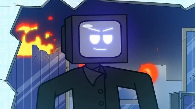TV MAN SAD ORIGIN STORY... (Cartoon Animation) смотреть онлайн