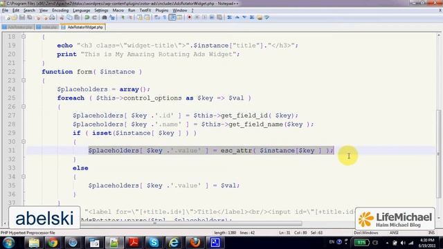 Simple WordPress Widget Plugin with Options смотреть онлайн
