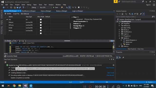 Create Database and Table Using Visual Studio|C# Development|SQL Database (Urdu/Hindi) смотреть онлайн