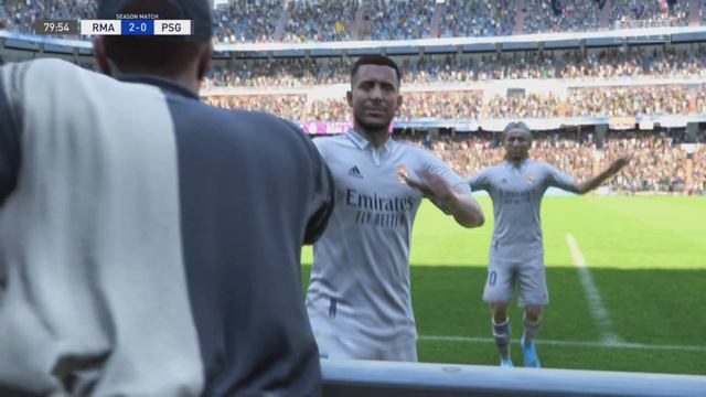 Fifa 23 PS5 - Hazard insane goal against PSG смотреть онлайн