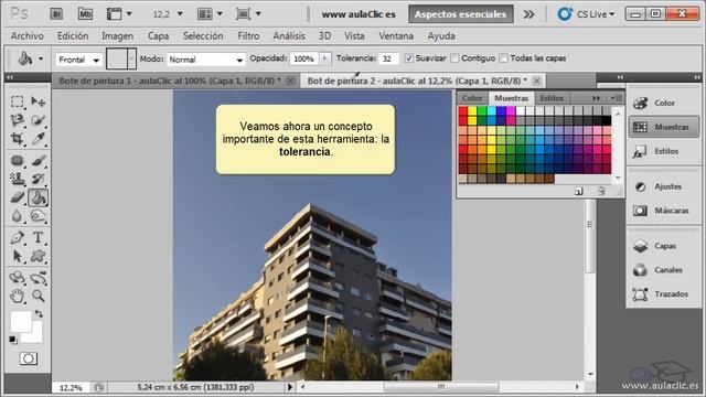 Curso de Photoshop CS5. 3.5. El bote de pintura. смотреть онлайн