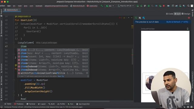 Jetpack Compose RecyclerView and CardView - #5 Compose Crash Course смотреть онлайн