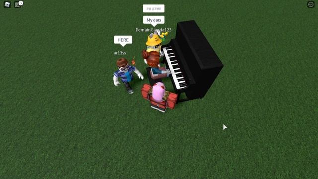 BACON PLAYS GIORNO THEME ON ROBLOX PIANO | JaytubeGaming смотреть онлайн