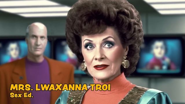 Star Trek The Next Generation, Picard as an 80s sitcom -- "Starfleet Academy" | by Midjourney AI смотреть онлайн