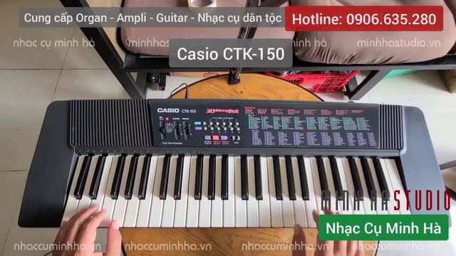 Demo Organ Casio CTK-80 | Casio CTK-100 | Casio CTK-150 | Casio CTK-450 | NHẠC CỤ MINH HÀ смотреть онлайн