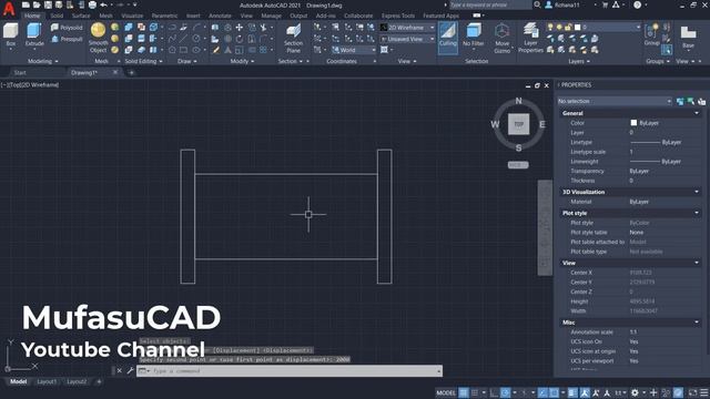 [PART 12] AutoCAD 2021 Modify Stretch And Scale Essential Training For Beginner смотреть онлайн